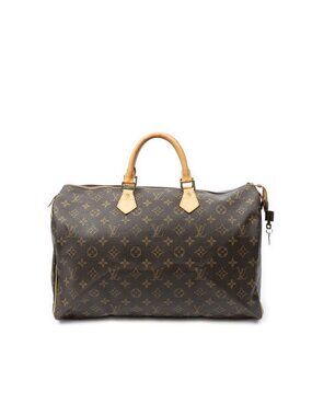 Louis Vuitton Speedy Brown Monogram Canvas Handbag